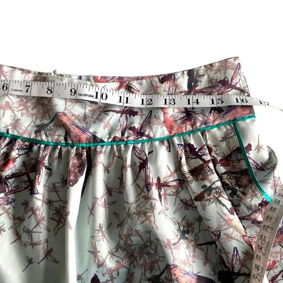 Ted Baker London Dragonfly Mini Skirt Women's Sz 2 Designer Preppy Party‎ NWT - Picture 10 of 14